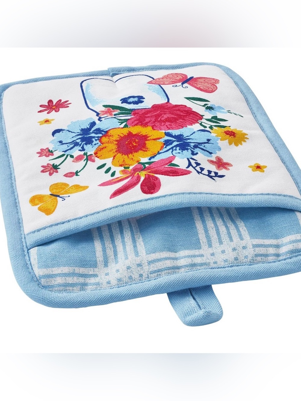 Pioneer Woman Kitchen Towel Oven Mitt & Pot Holder Set - Picture 4 of 4